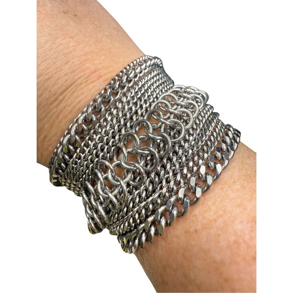Boutique Handmade Chain Silver Bracelet
